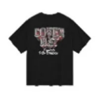 [S] COVERNAT CHECKERBOARD PLAY T-SHIRT,BLACK, CO2402ST28BK (SCN57)