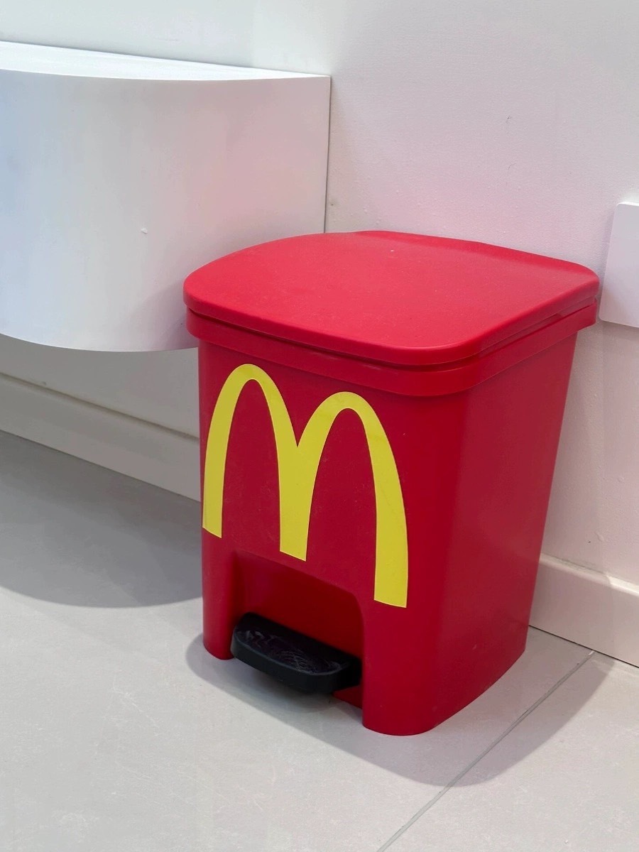 可愛小物 麥當勞垃圾桶 10L