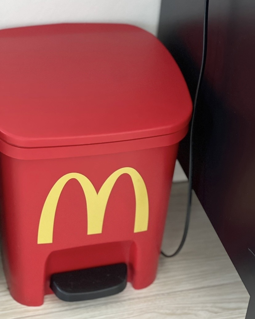 可愛小物 麥當勞垃圾桶 10L