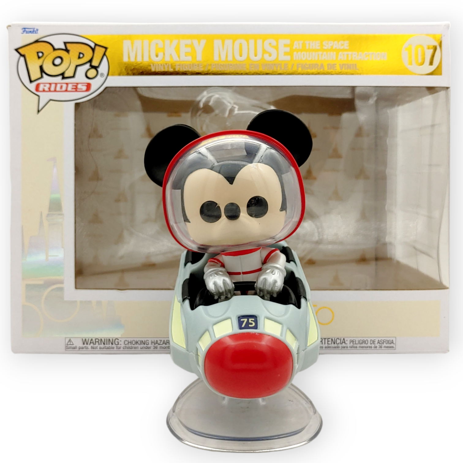 FUNKO POP<迪士尼世界50週年>米奇過山車_飛越太空山-No.107