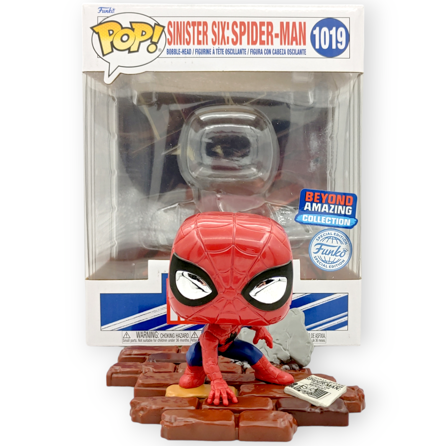 FUNKO POP<蜘蛛俠:Beyond Amazing>6吋六大狂魔:蜘蛛俠-No.1019