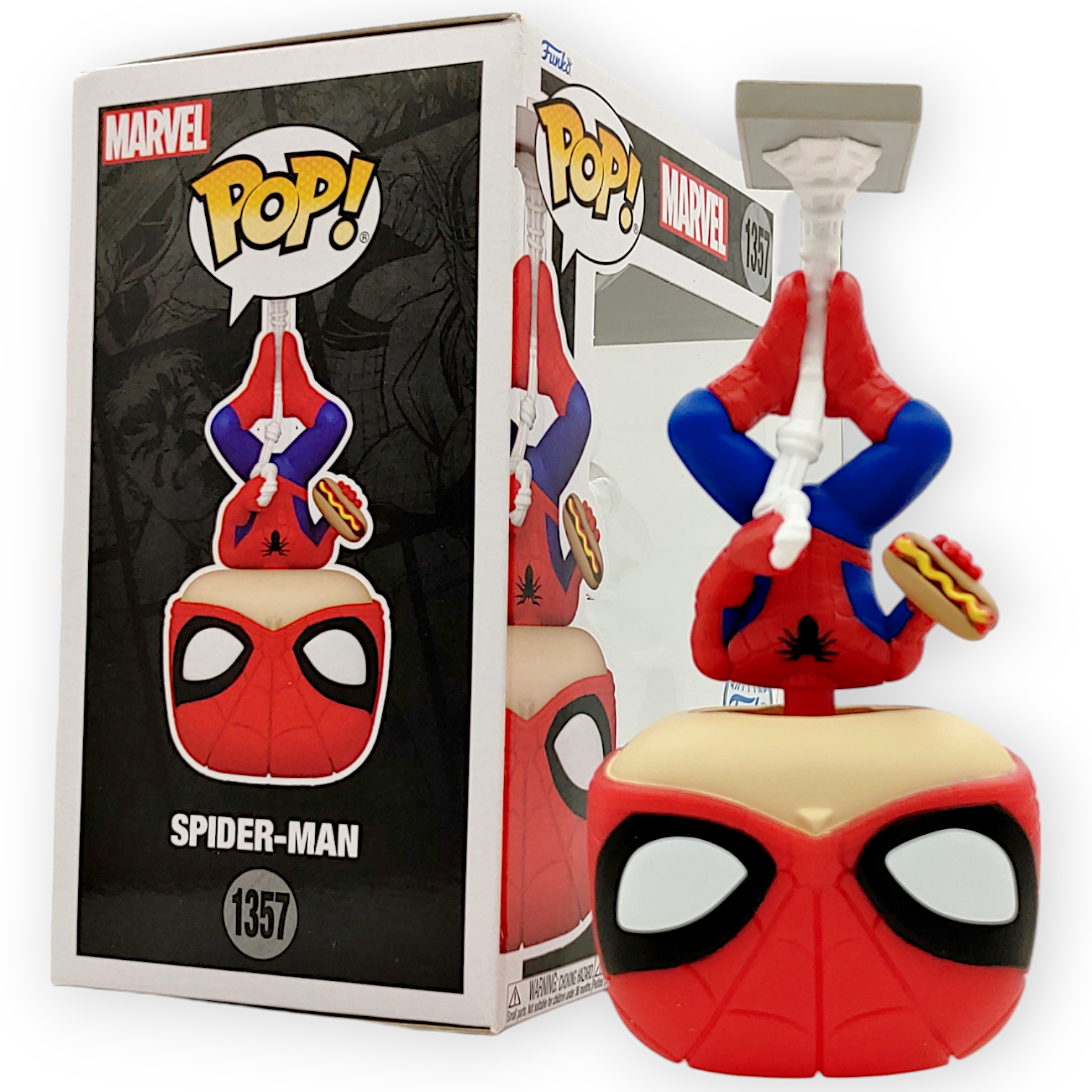 FUNKO POP<MARVEL>蜘蛛俠_倒吊食熱狗-NO.1357