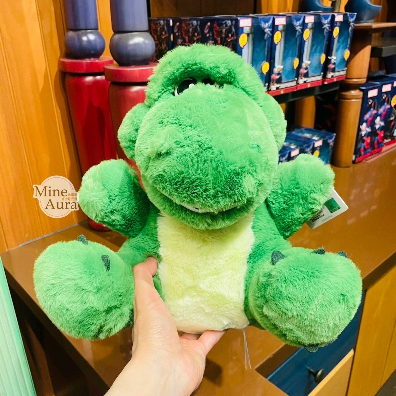 抱抱我系列 抱抱龍 Rex 娃娃 玩偶 玩具總動員 Toy Story -上海迪士尼樂園