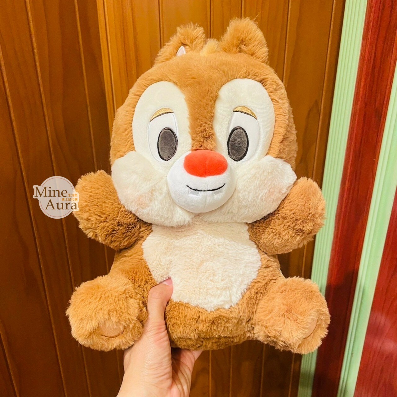 (限時特價) 抱抱我系列 紅鼻 蒂蒂 Dale 娃娃 玩偶 奇奇蒂蒂 Chip 'n Dale -上海迪士尼樂園