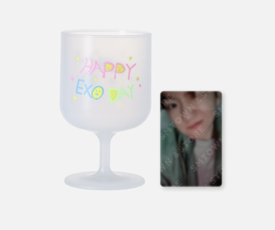 EXO 11th Anniversary OFFICIAL WINE CUP SET + PHOTOCARD ( Baekhyun)