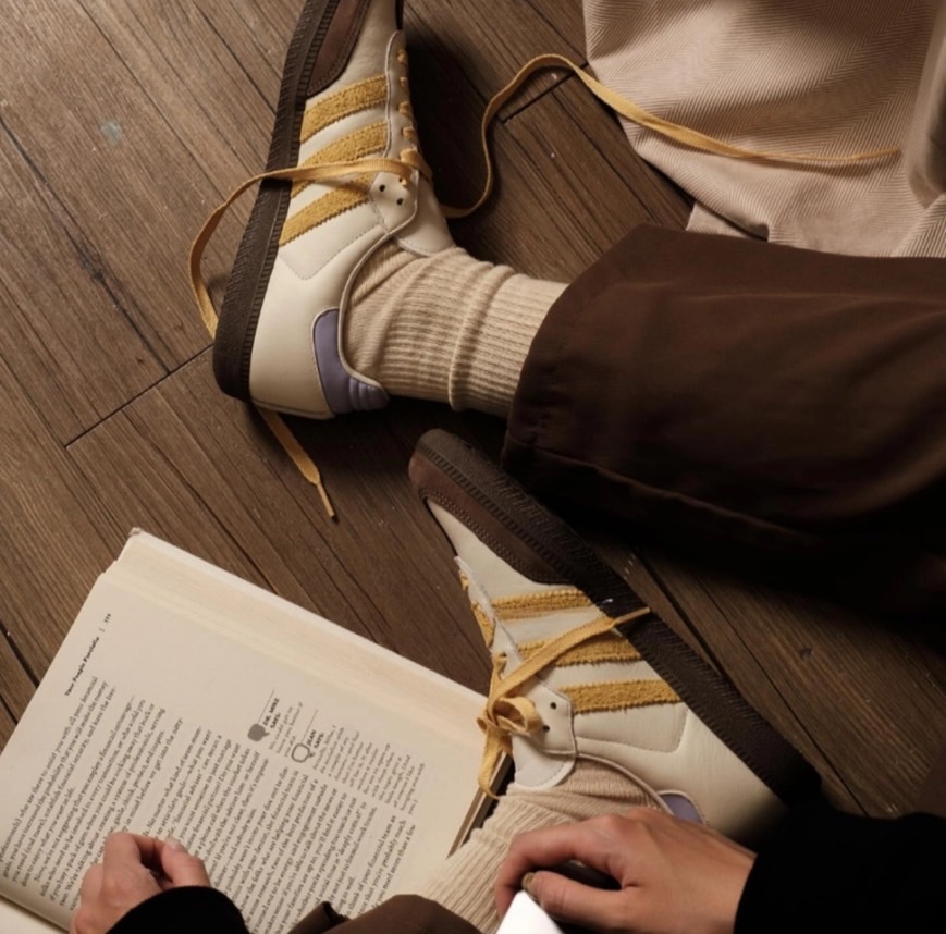 Adidas Originals Samba OG 白 黃 麂皮 皮革 德訓鞋 IE0875