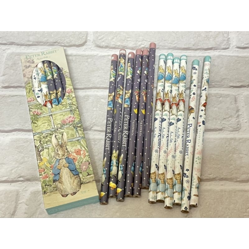 [文儀用品] -彼得兔 Peter Rabbit 盒裝木頭鉛筆 12入