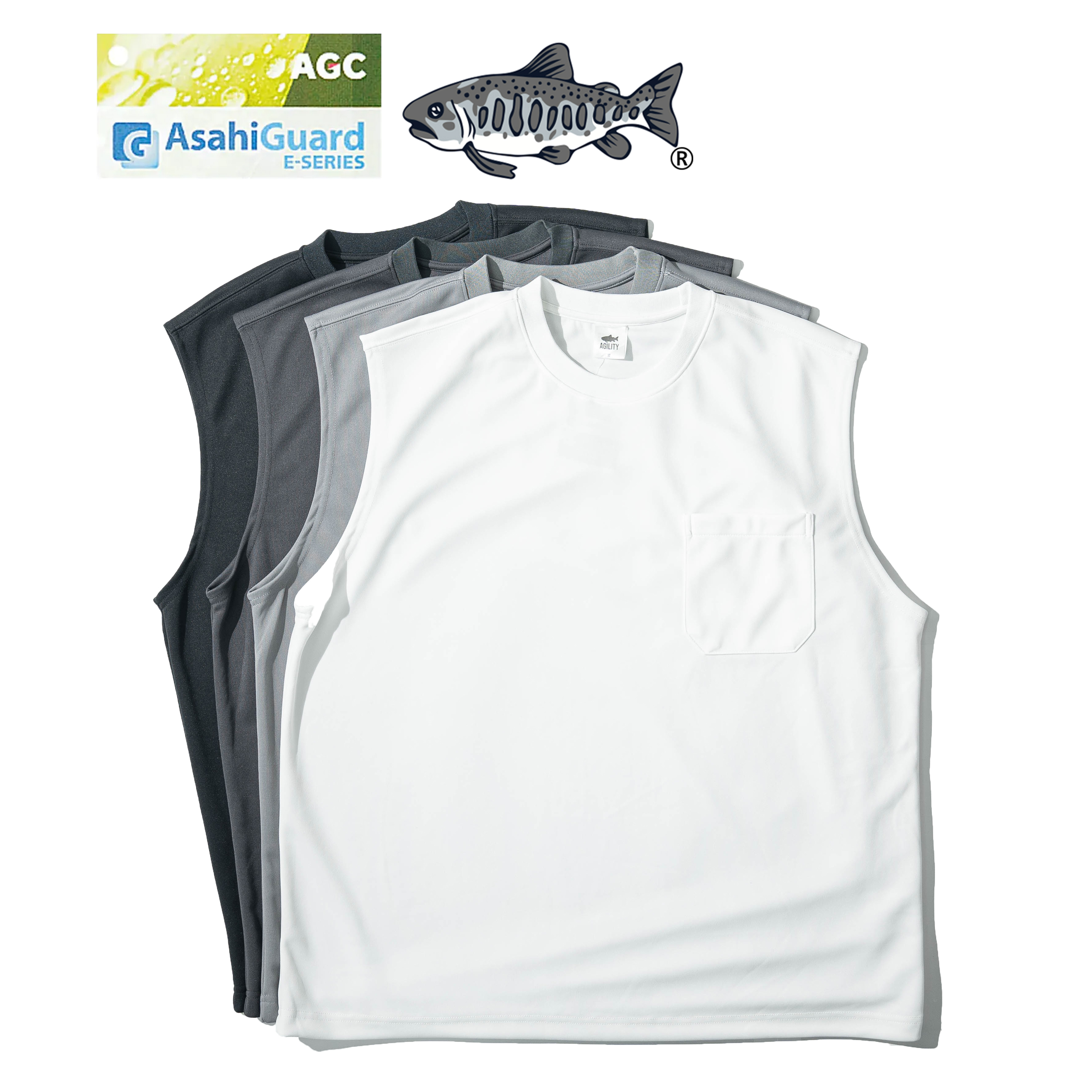 AGILITY Function Wide Cut Tank 太空棉 寬肩 口袋背心 [A-PT]