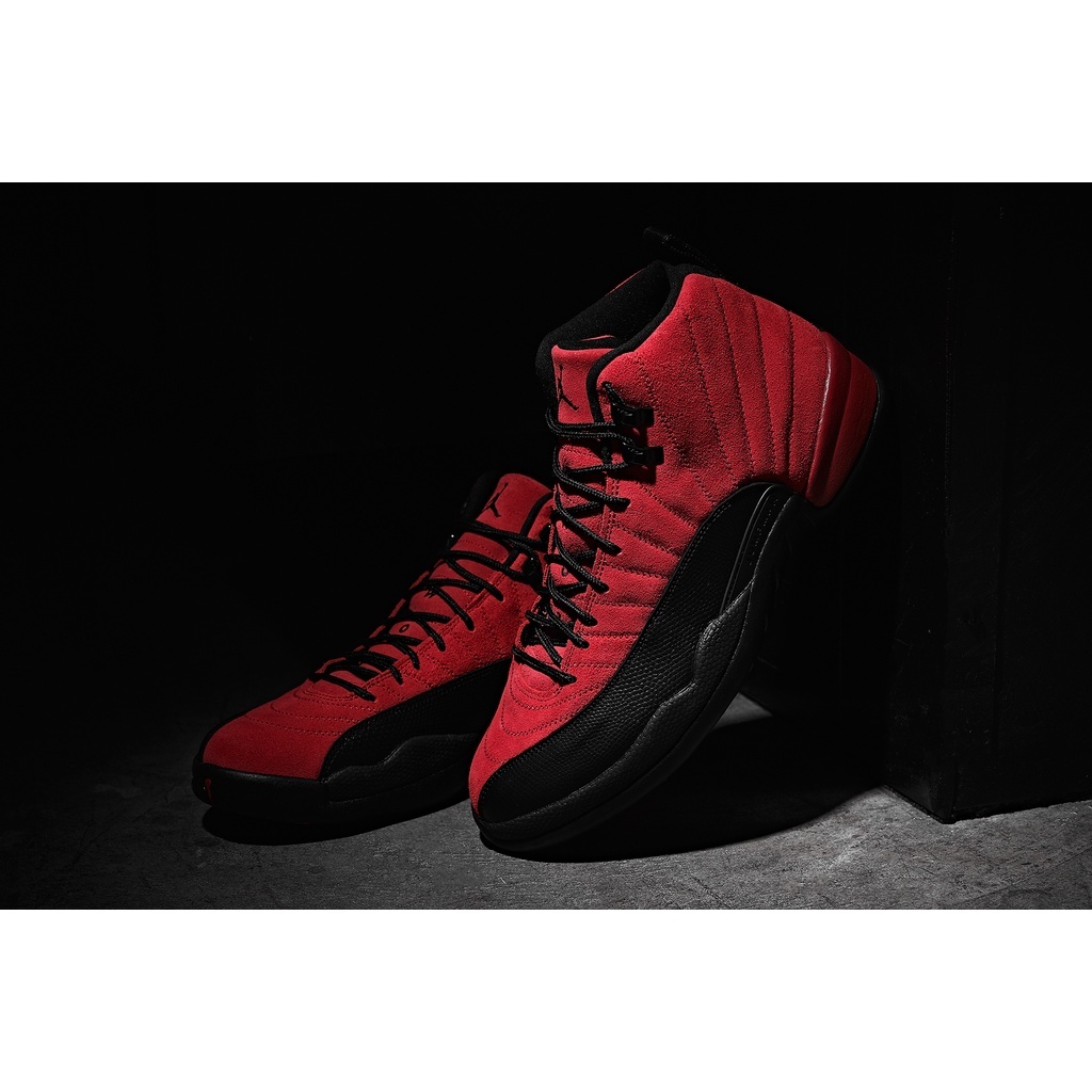 AIR JORDAN 12 RETRO GS "Reverse Flu Game" 紅黑反轉大童鞋 153265-602