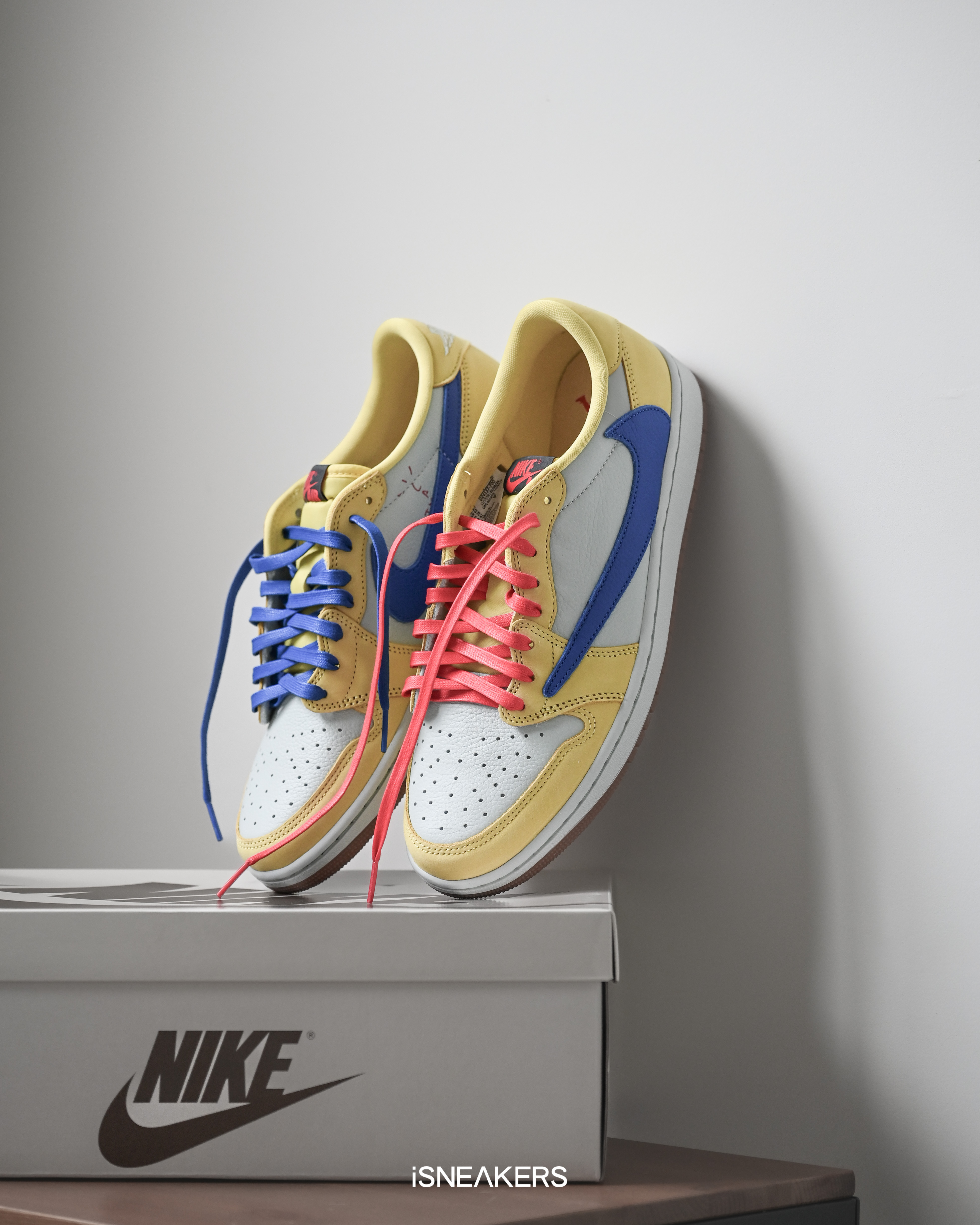 iSNEAKERS｜Travis Scott x Air Jordan 1 Low OG "Canary" 金絲雀黃 DZ4137-700