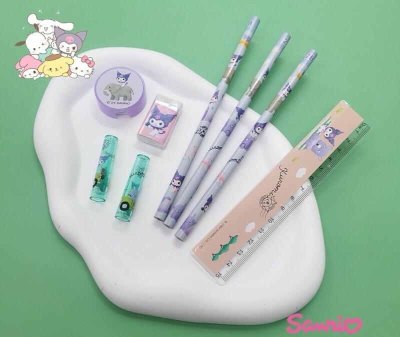 Sanrio 三麗鷗 HELLO KITTY 酷洛米 8件文具禮盒