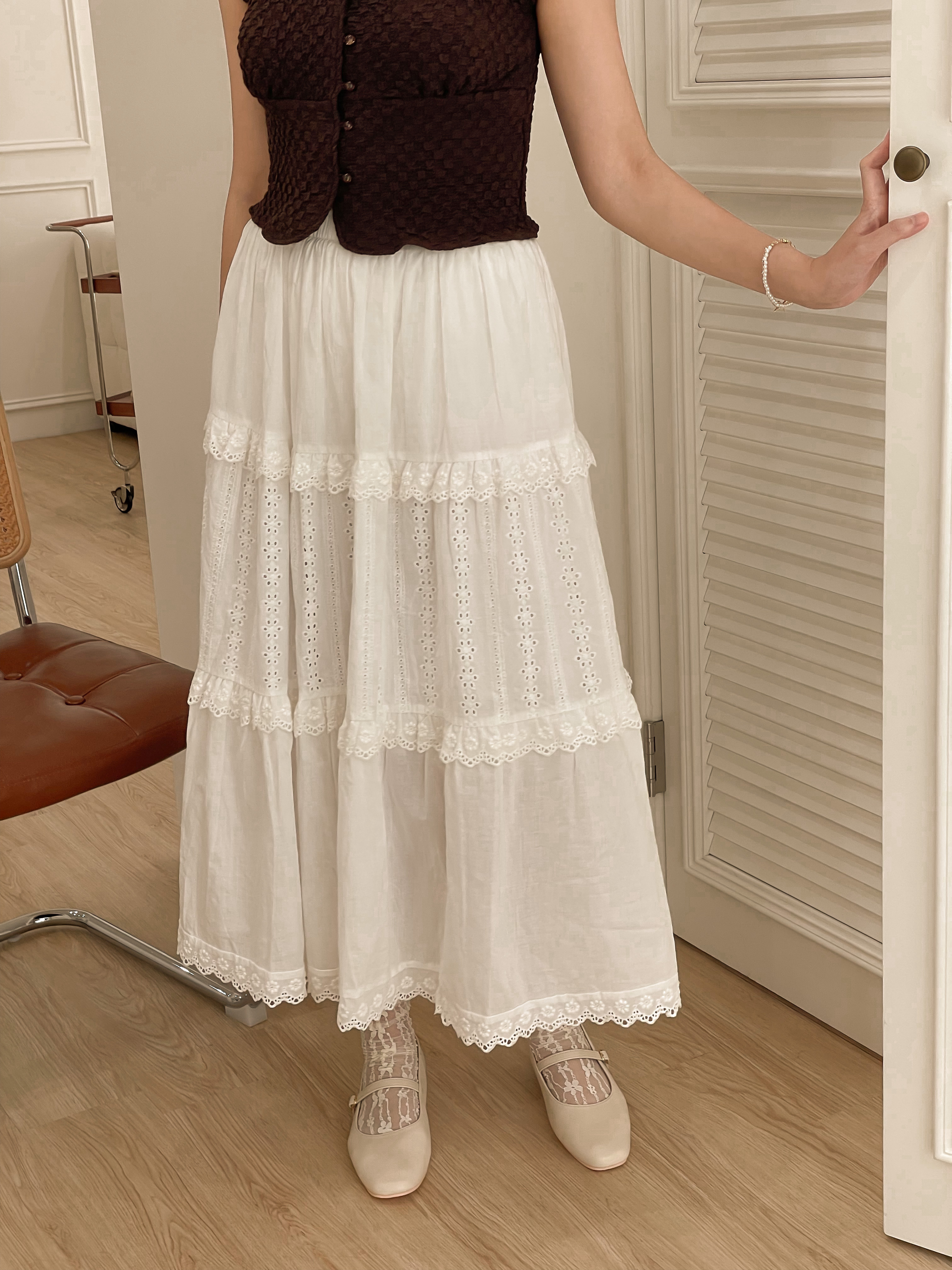 蕾絲宮廷蛋糕裙