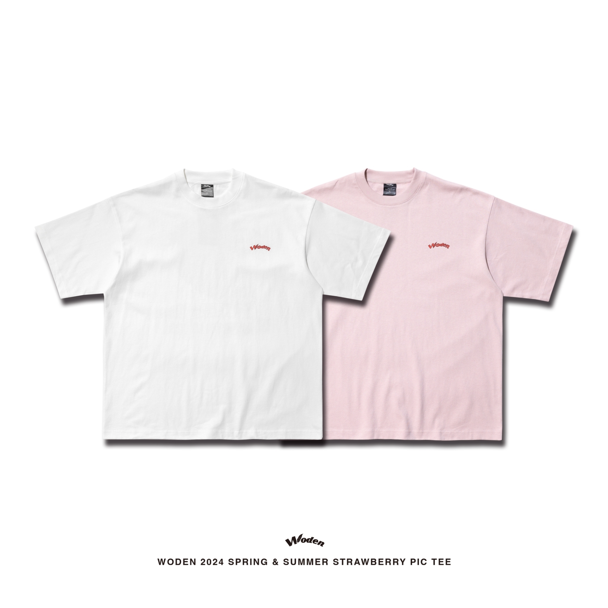 WODEN 2024 Spring & Summer 032 Strawberry Pic Tee