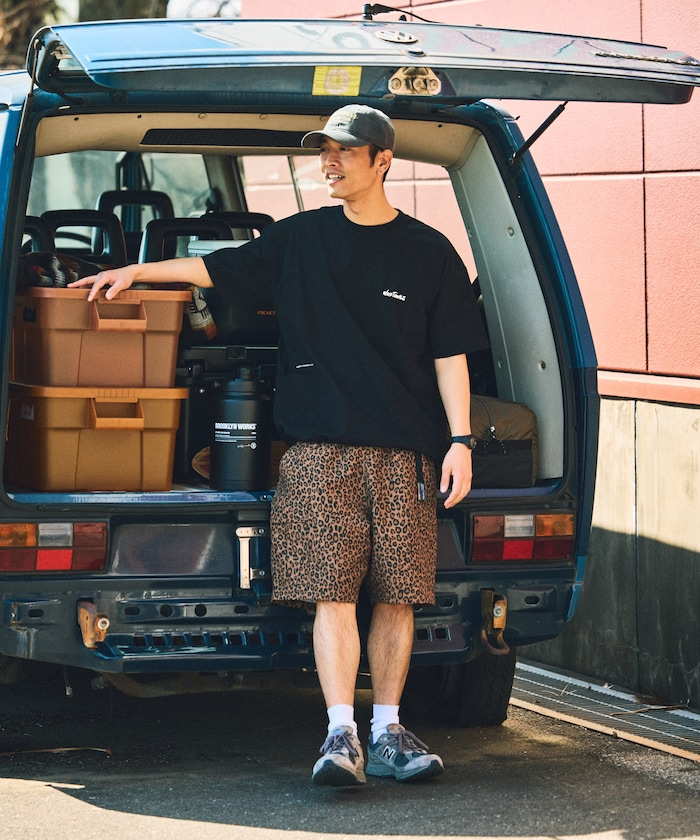 日本 WILD THINGS 別注款圓領抽繩短袖