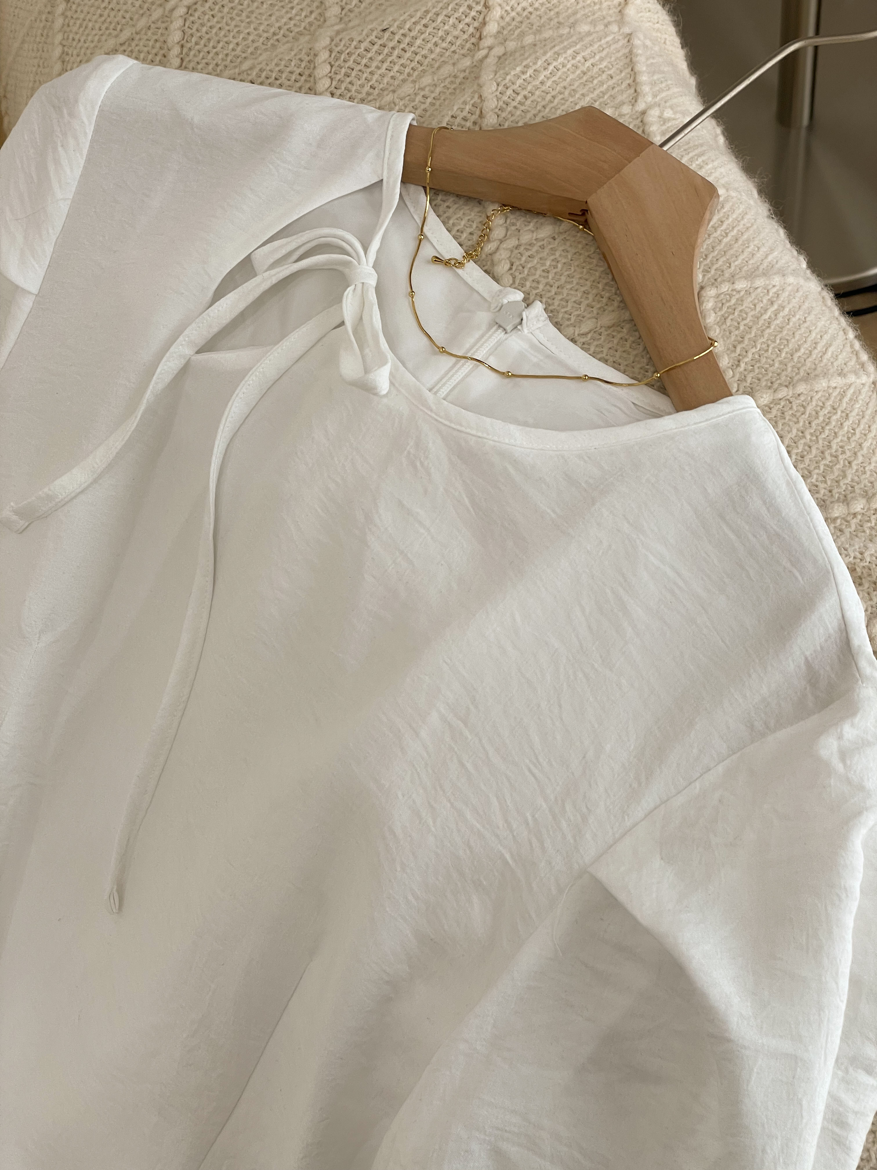 修身棉質連身裙