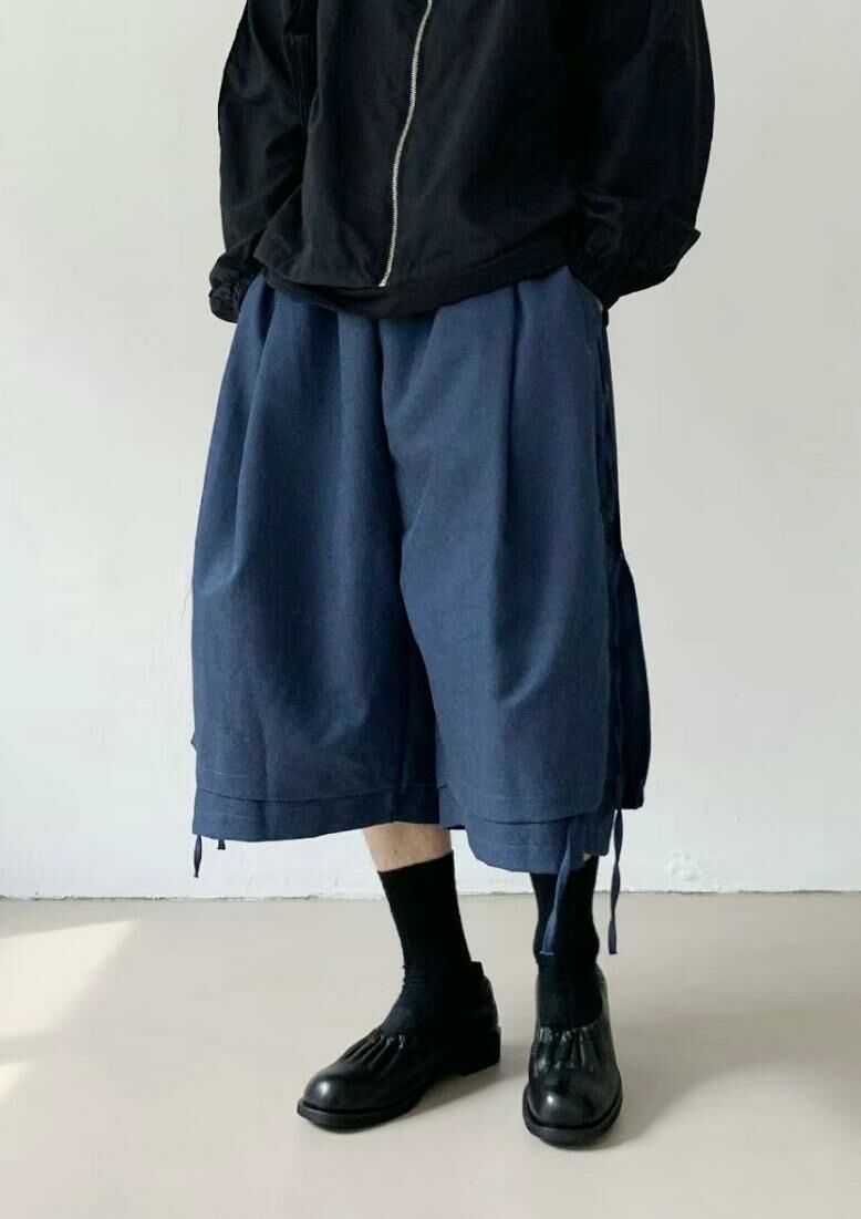 淨色繩結裙褲 P2844