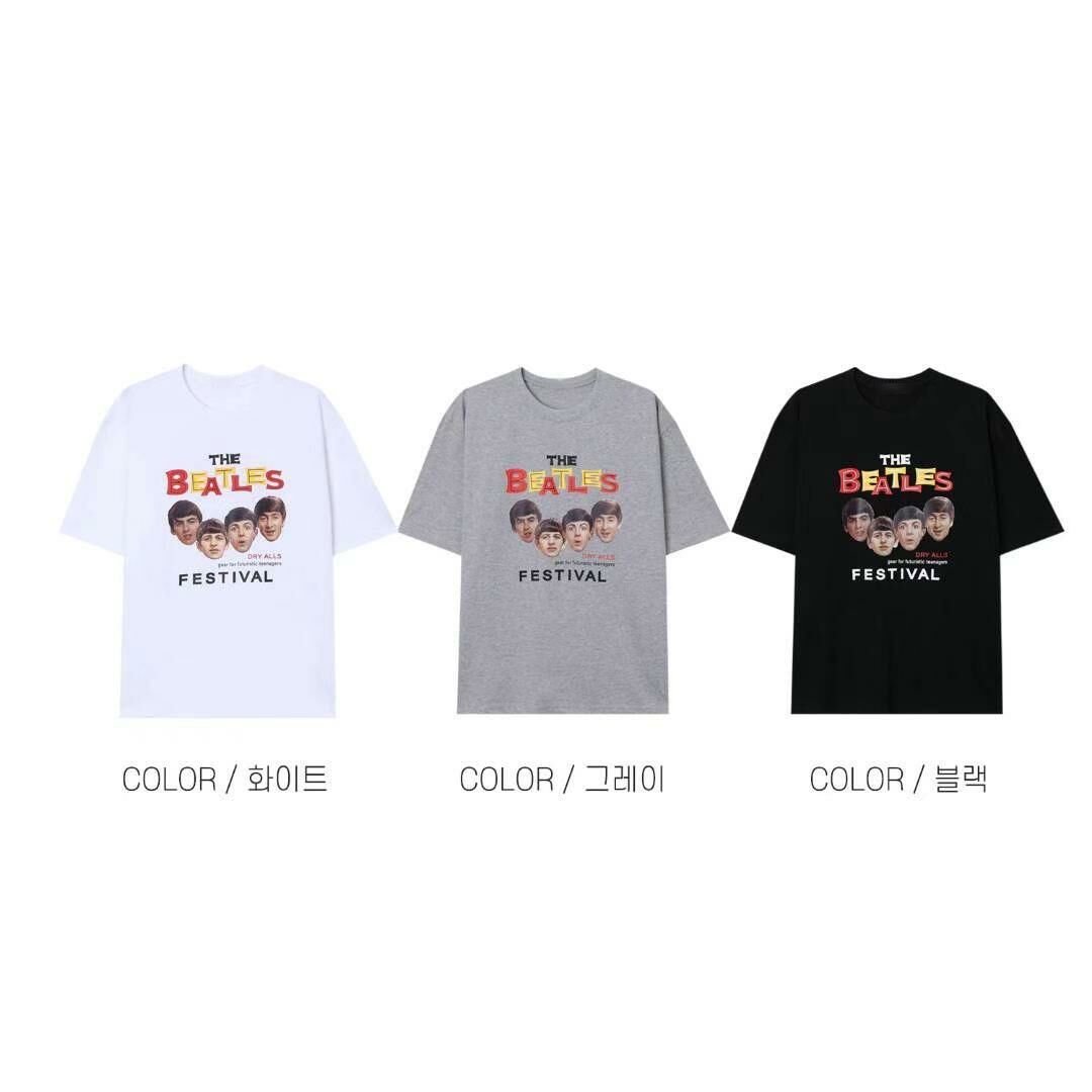 英文字圖案短袖Tee T5455