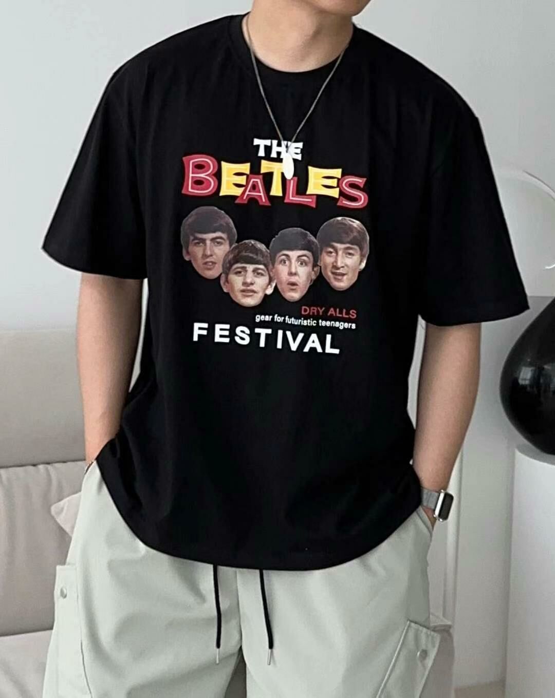 英文字圖案短袖Tee T5455