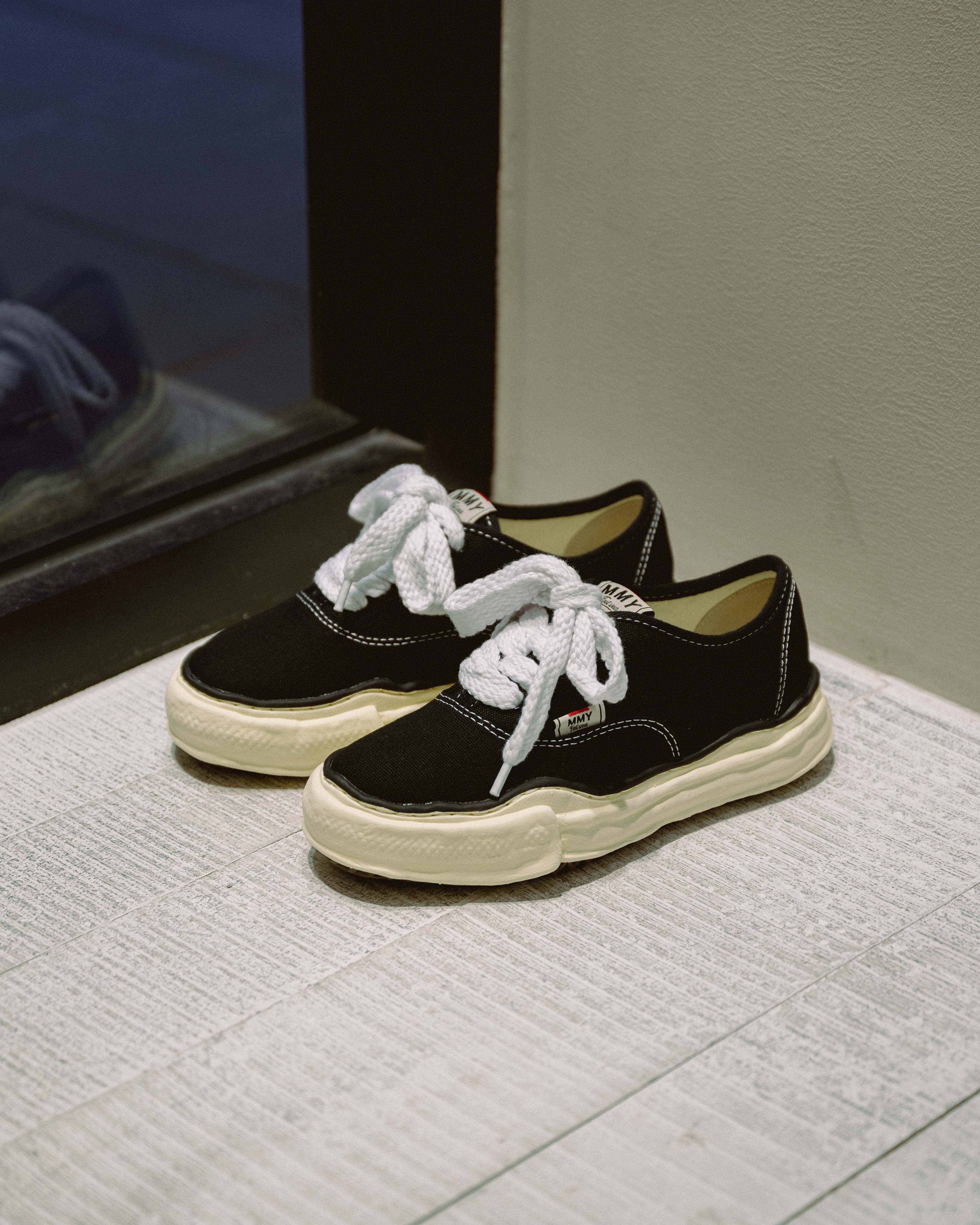 MIHARA YASUHIRO｜SNEAKERS (A09FW735 BLACK) Maison Mihara Yasuhiro Baker Vintage Sole Canvas Black