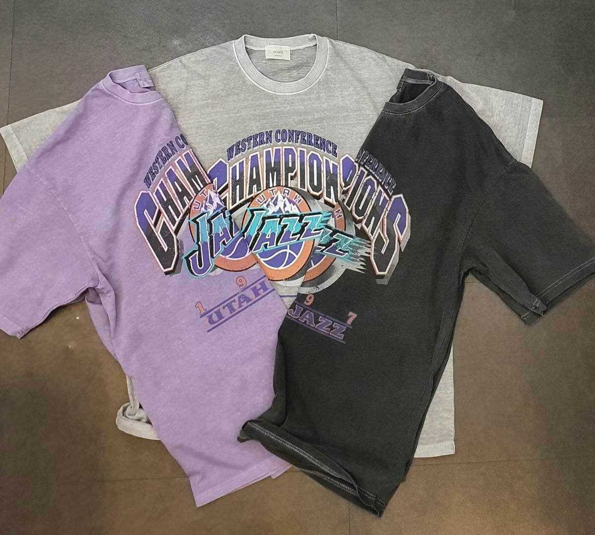 洗水英文字圖案短袖Tee T5460