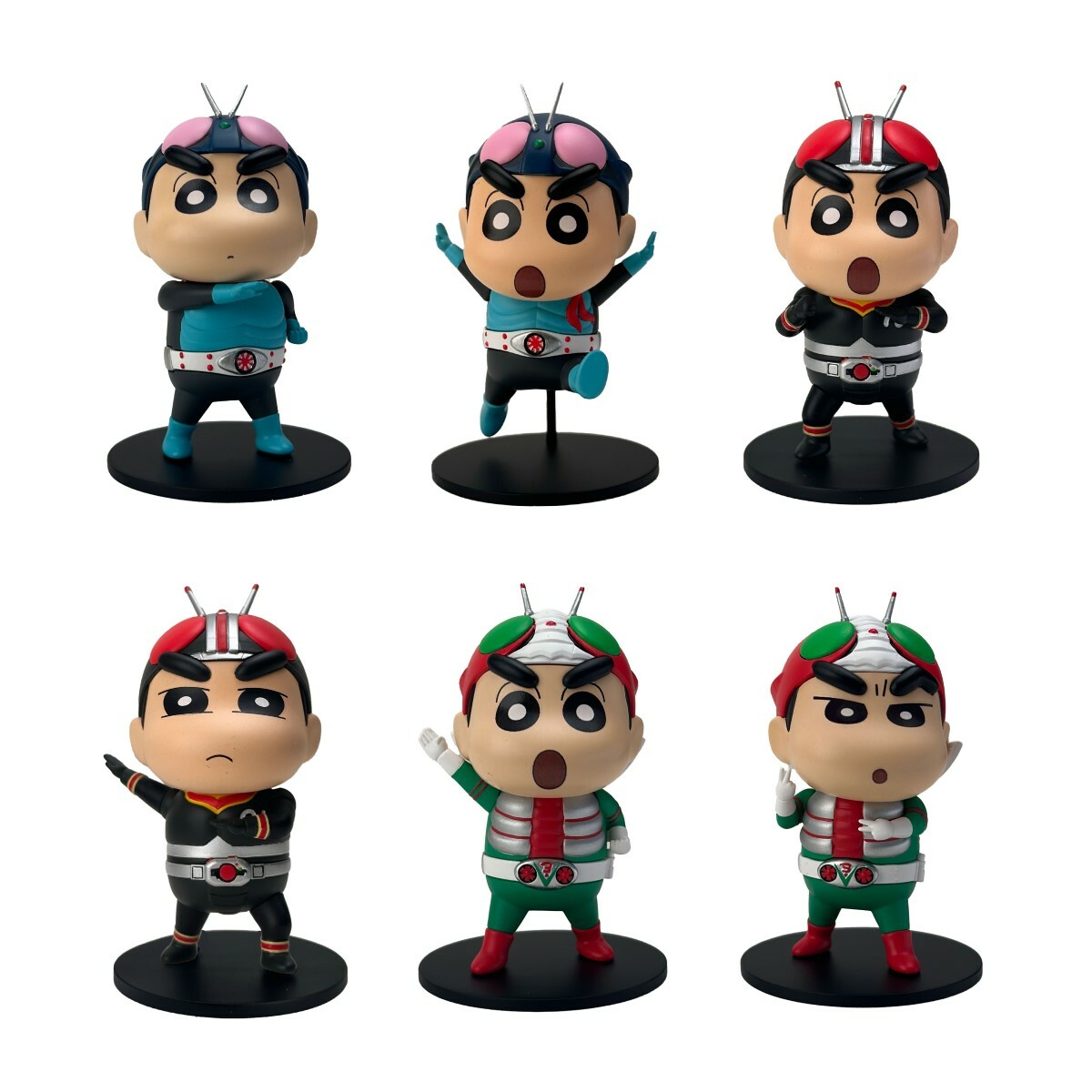 蠟筆小新 x 幪面超人盲盒公仔 (單件裝)