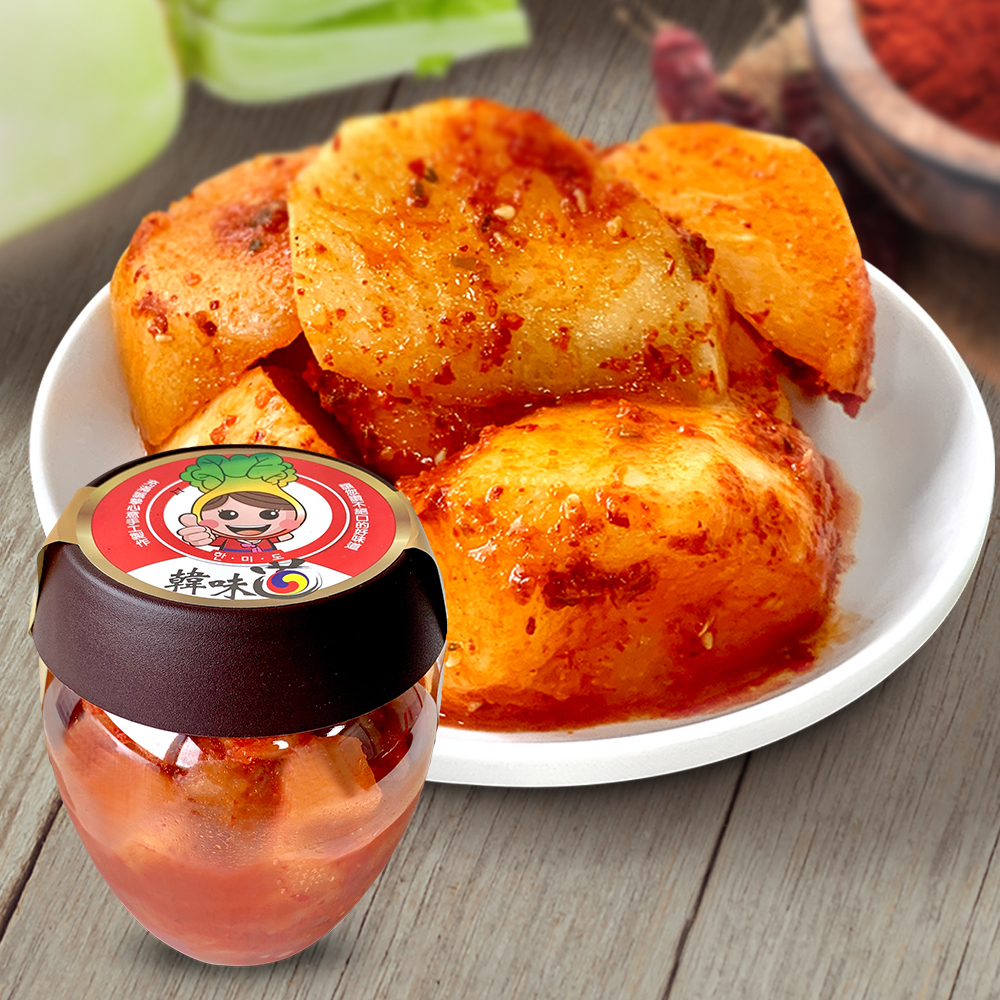 【BK SHOP】韓味道-辣味醋蘿蔔700g