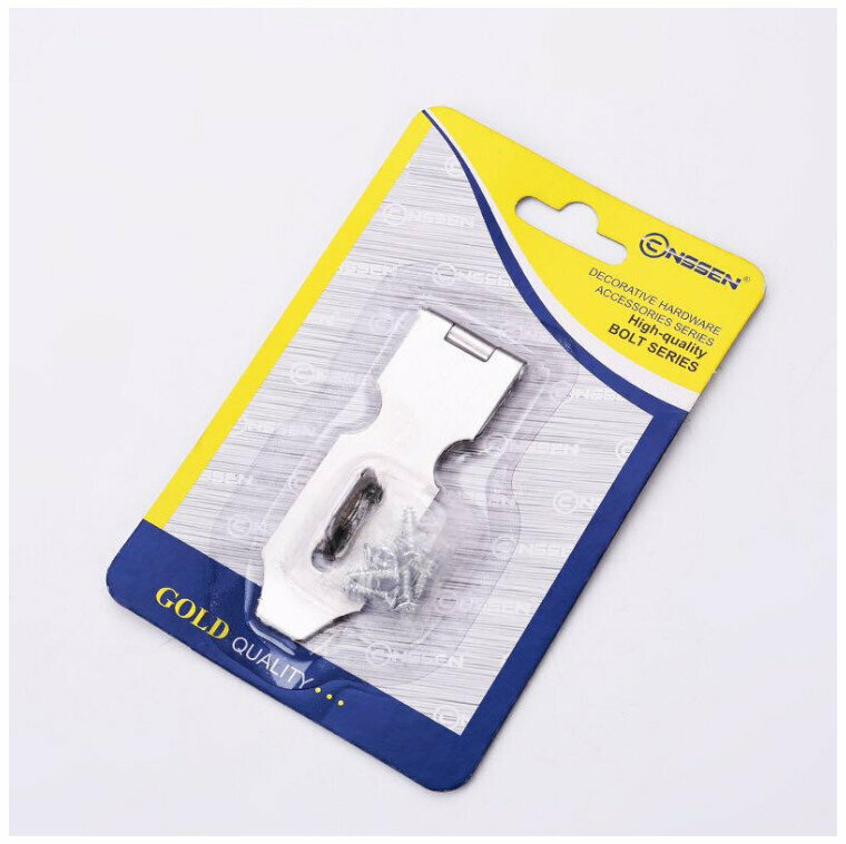 Stainless steel lock door buckle door and window buckle (3-inch lock)