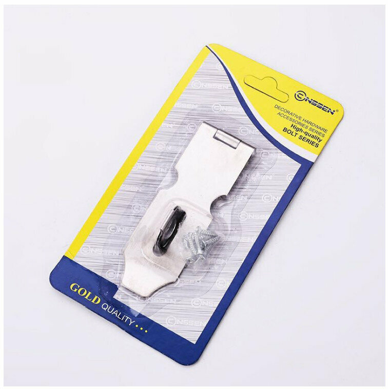 Stainless steel lock door buckle door and window buckle (4-inch lock)