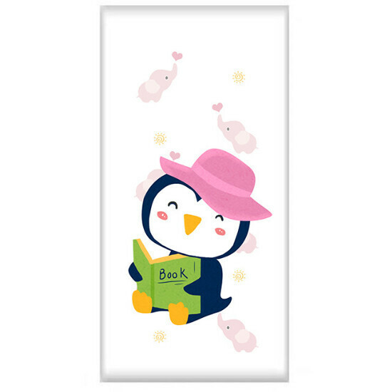 Cartoon anti-collision self-adhesive wall sticker (soft package penguin 70 * 35cm)
