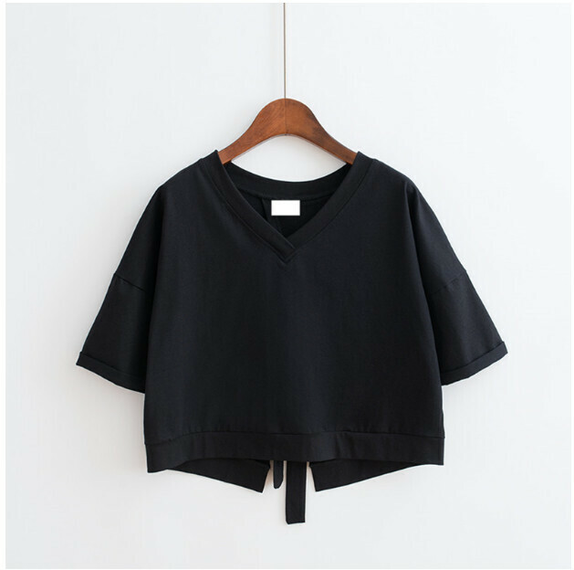 Hot Recommendation [Special Offer] Short Sleeve T-shirt [Black] Size [XXL]