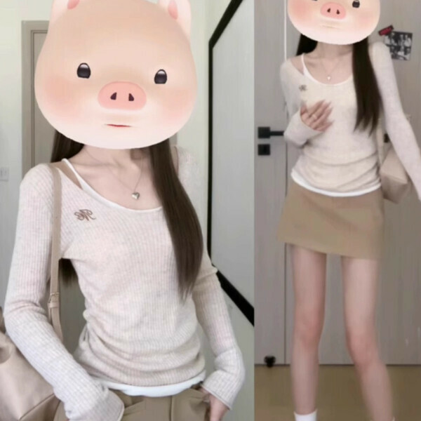 Hot-recommended base layer top (apricot) (S/M/L/XL/2XL, please contact customer service for shipping sizes after placing an order)