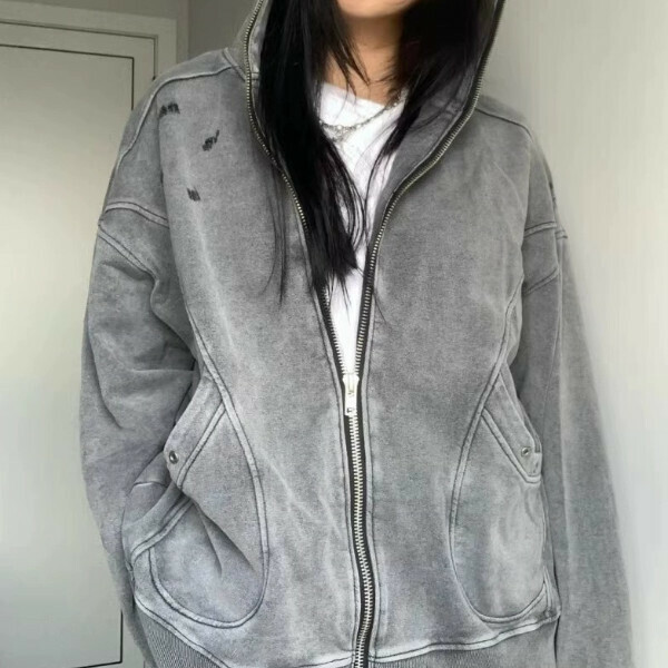 Hot recommended hooded sweatshirt (grey) (S/M/L/XL/2XL sizes will be shipped after placing the order and contact customer service)