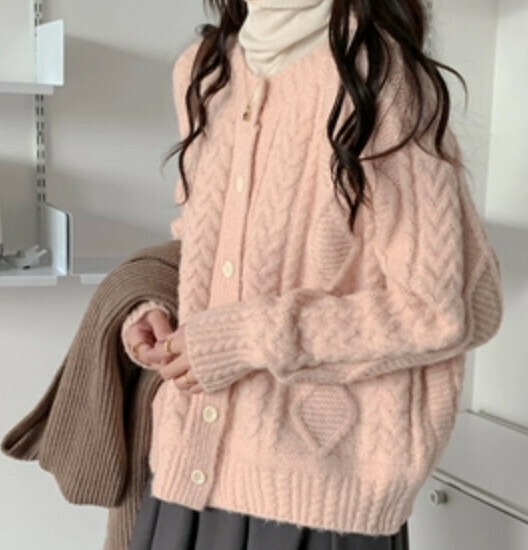 Hot Recommended Sweater Clothing, Autumn and Winter Jackets, Loose Style Tops [Pink] One Size
