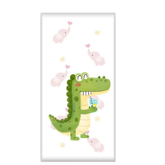Cartoon anti-collision self-adhesive wall sticker (soft crocodile 70 * 35cm)