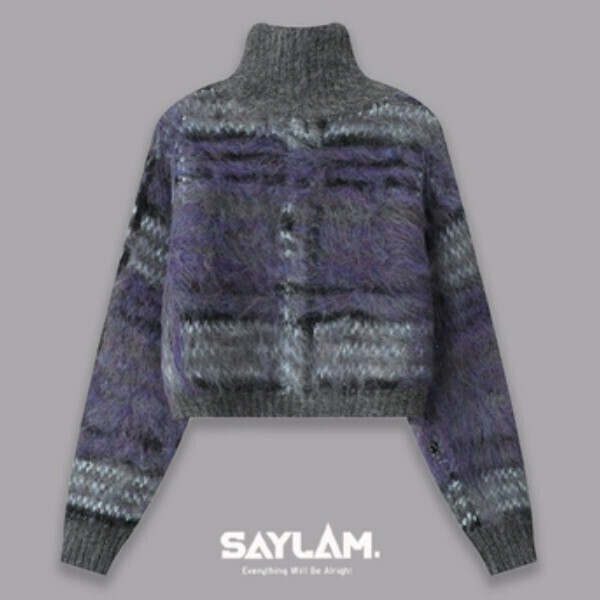 Hot Recommended SAYLAM American Street Retro Color [Chasing Kittens] Purple Please contact customer service to confirm the size after placing an order