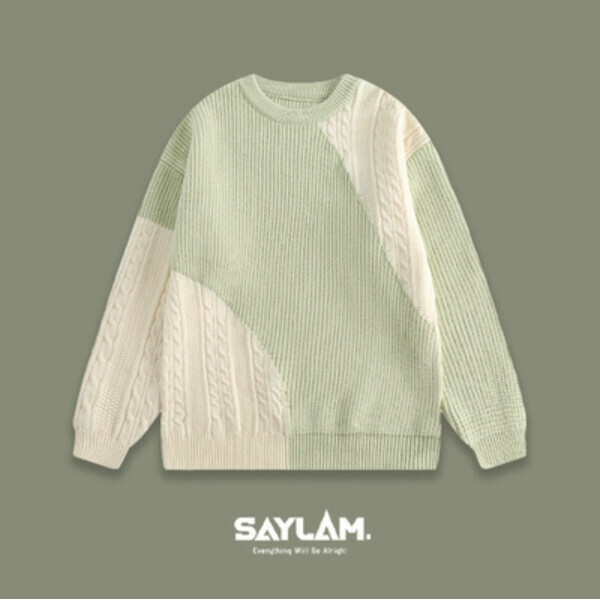 Hot recommendation SAYLAM American street retro color [favorite matcha] green Please contact customer service to confirm the size after placing the order