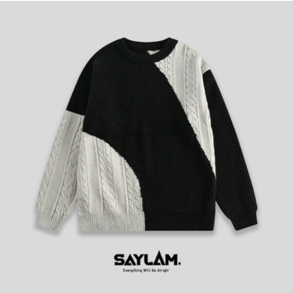 Hot Recommended SAYLAM American Street Retro Color [Favorite Matcha] Black Please contact customer service to confirm the size after placing an order