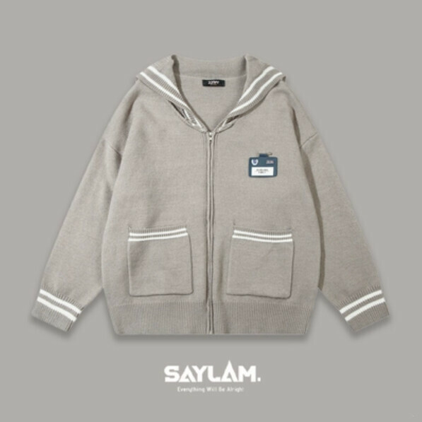 Popular SAYLAM American street retro color [Admiral] gray. Please contact customer service to confirm the size after placing an order.