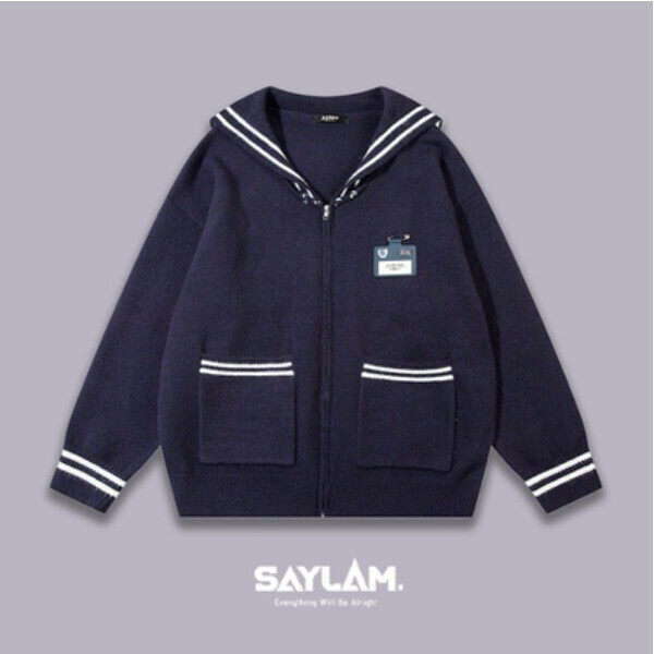 Popular SAYLAM American street retro color [Admiral] blue. Please contact customer service to confirm the size after placing an order.