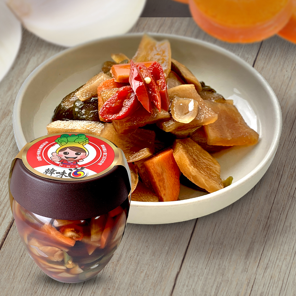 【BK SHOP】韓味道-綜合醬菜(醃洋蔥)700g