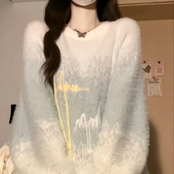 Popular knitted sweater tops (picture color) (S/M/L/XL sizes will be shipped after you place the order and contact customer service)