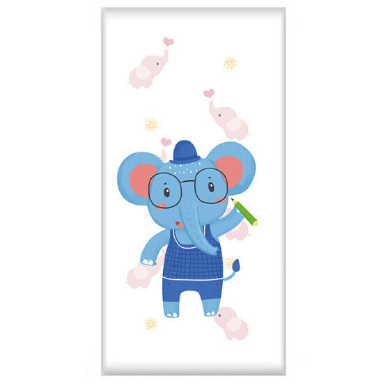 Cartoon anti-collision self-adhesive wall sticker (soft bag elephant 70 * 35cm)