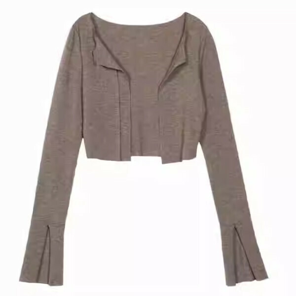 Popular high-end knitted cardigan (picture color) (S/M/L size, please contact customer service after placing the order for delivery size)