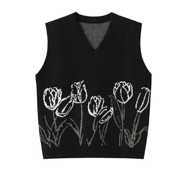 Hot style simple soft waxy sweater (black) (S/M/L size, please contact customer service after placing the order for delivery size)