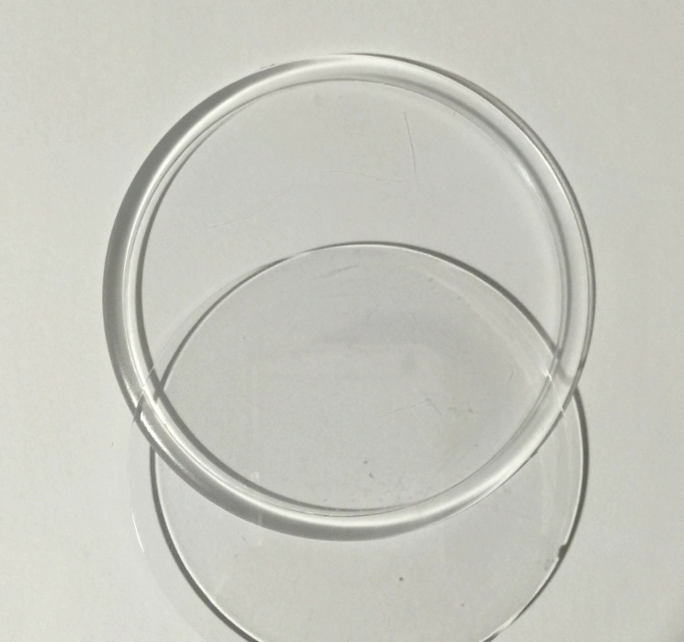 亞加力膠圓形透明空白杯墊