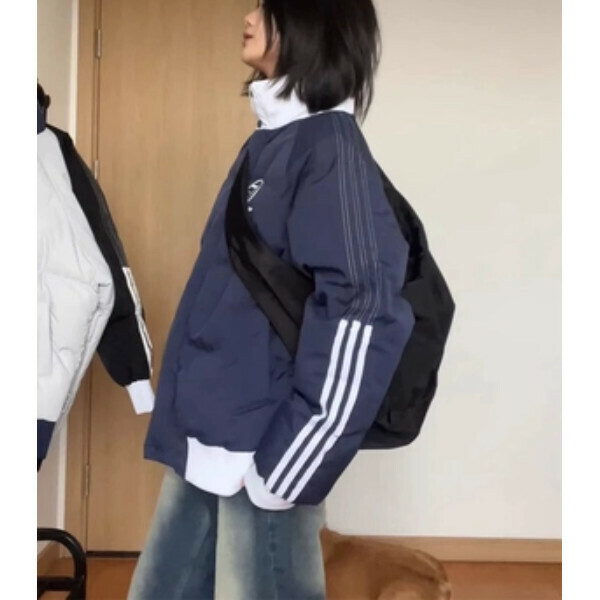 爆款小個子加厚棉衣（藏青色）（S/M/L/XL/2XL下單後與客服聯系發貨的尺碼）
