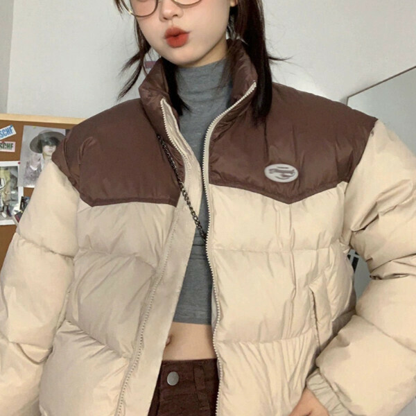 Popular short jacket (beige) (S/M/L/XL/2XL sizes will be shipped after placing the order and contact customer service)