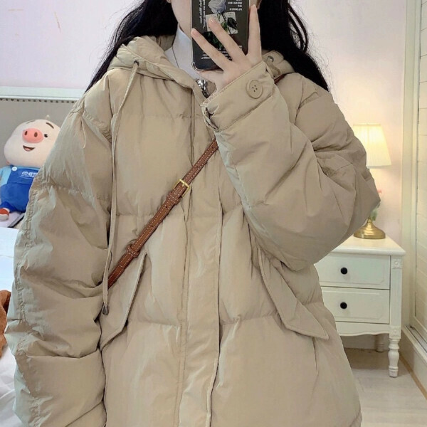 爆款棉衣（卡其色）（S/M/L/XL/2XL下單後與客服聯系發貨的尺碼）