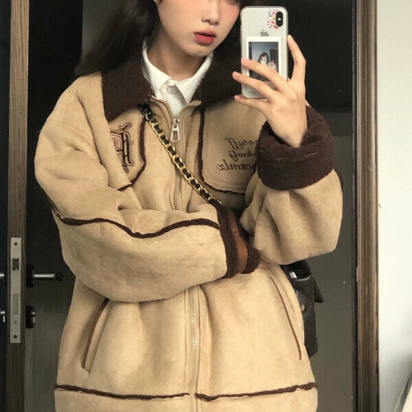 新款棉衣外套（圖片色）（S/M/L/XL/2XL下單後與客服聯系發貨的尺碼）