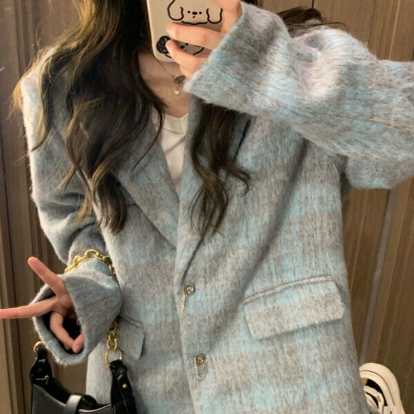 新款西裝外套（圖片色）（S/M/L/XL/2XL下單後與客服聯系發貨的尺碼）  